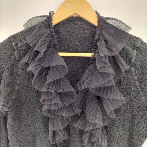 ミー イッセイミヤケ me ISSEY MIYAKE 16AW ランダムプリーツ フリル ボレロ レディース